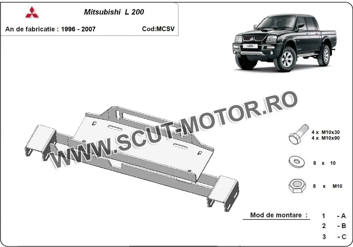 Suport troliu Mitsubishi L200 2006-2015